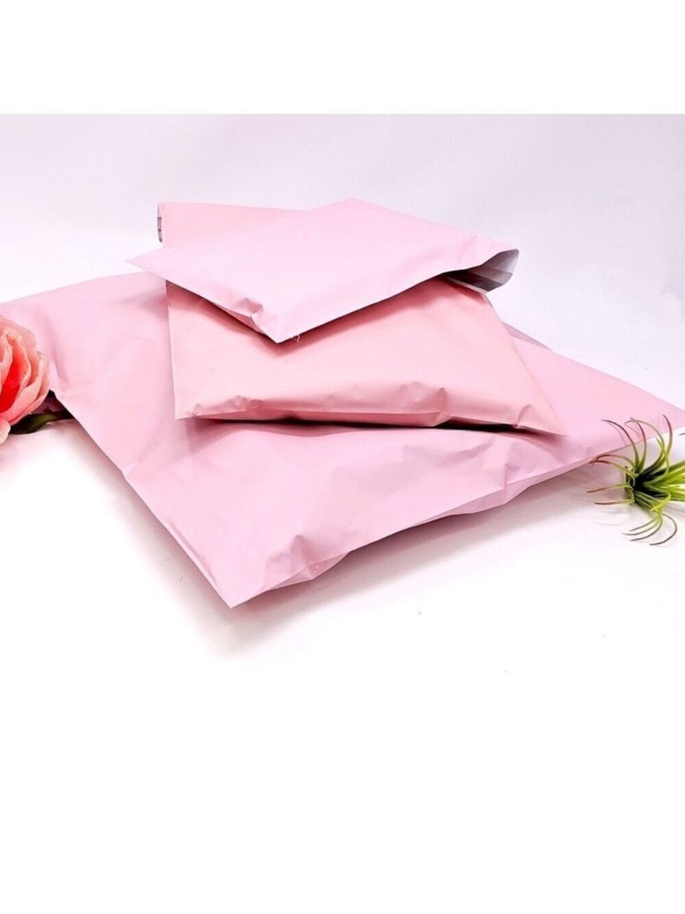 25 6X9 Poly Mailers Pale Pink Shipping Envelopes PRICE IS FIRM - Picture 6 of 6